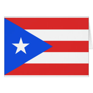 Puerto Rico Flag Grußkarte