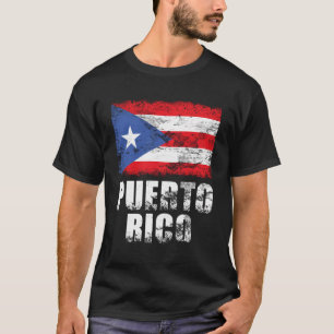 Puerto Rico Flag Long Sleeve Shirt Boricua T - Shi