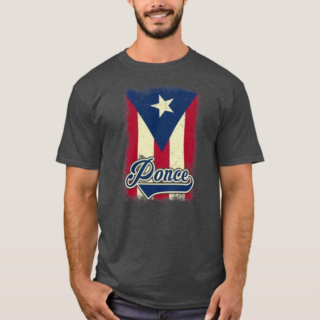 Puerto Rico Flag Ponce Pride Puerto Rico T-Shirt (Vorderseite)