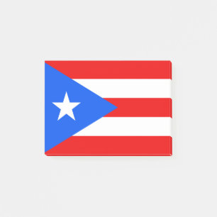 Puerto Rico Flag Post-it Klebezettel
