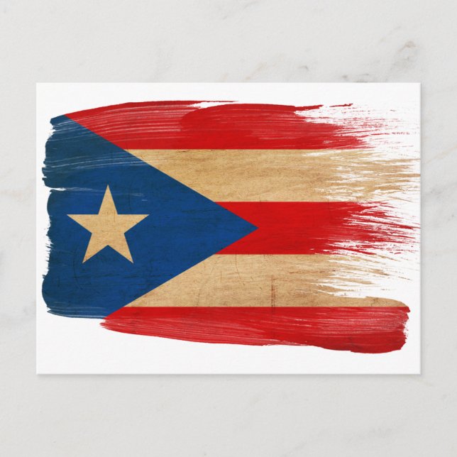 Puerto Rico Flag Postkarten (Vorderseite)