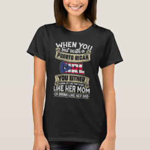 Puerto Rico Flag Proud Puerto Ricans Männer und Fr T-Shirt