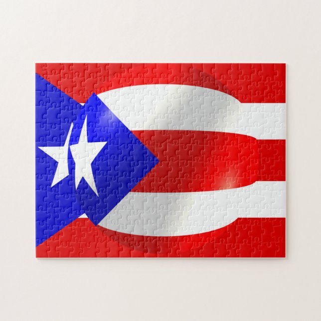 Puerto Rico Flag Puzzle (Horizontal)