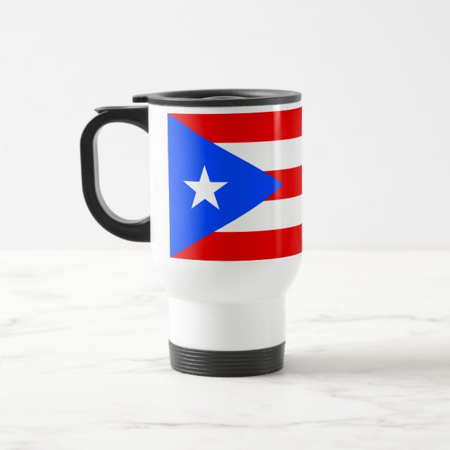 Puerto Rico Flag Reisebecher (Links)