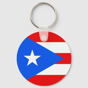Puerto Rico Flag Schlüsselanhänger