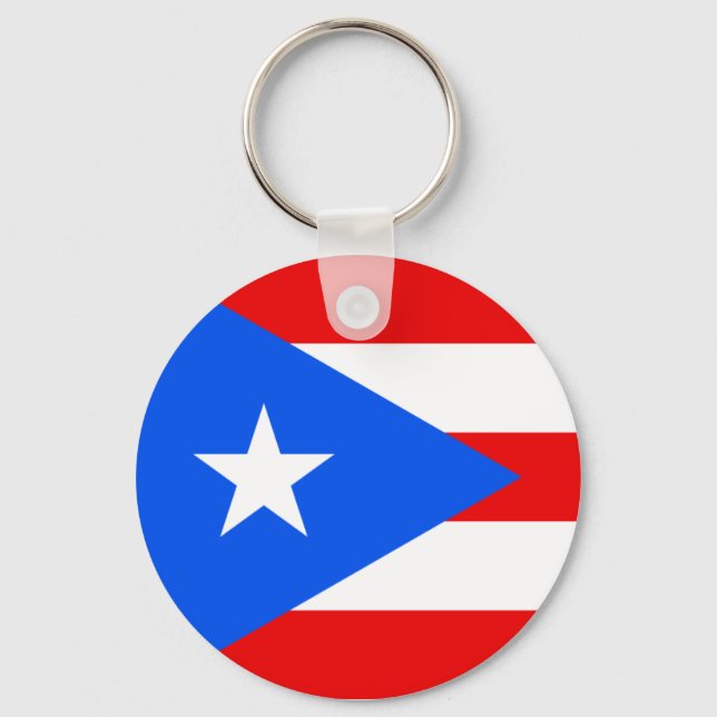 Puerto Rico Flag Schlüsselanhänger (Vorderseite)