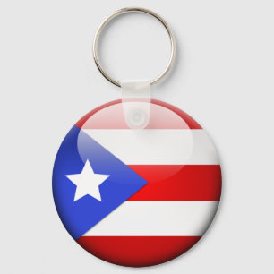 Puerto Rico Flag Schlüsselanhänger