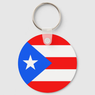 Puerto Rico Flag Schlüsselanhänger