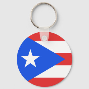 Puerto Rico Flag Schlüsselanhänger