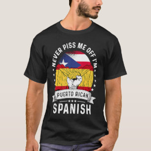 Puerto Rico Flag Spanien Spaß T-Shirt