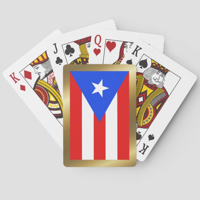 Puerto Rico Flag Spielkarten (Rückseite)