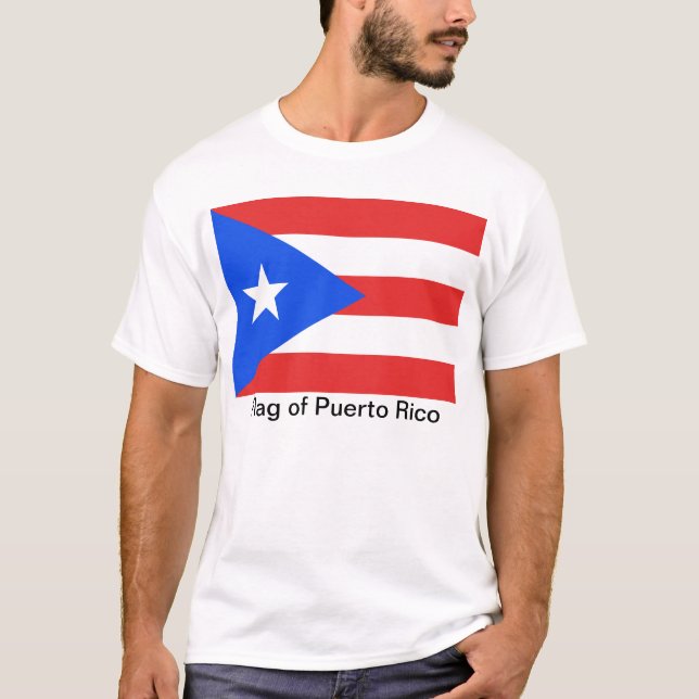 Puerto Rico Flag T-Shirt (Vorderseite)