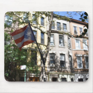 Puerto Rico Flag Upper West Side New York NYC Mousepad