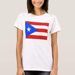 Puerto Rico Flag x Karte T - Shirt