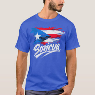 Puerto Rico-Flagge Boricua lustig T-Shirt
