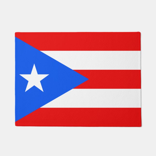 Puerto-Rico-Flagge Fußmatte (Vorderseite)
