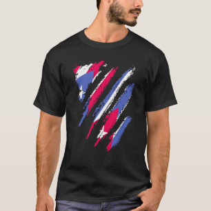 Puerto Rico Flagge Kuba Grown Patriot Country Stre T-Shirt