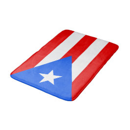 Puerto-Rico-Flagge (Puerto Rico) Badematte