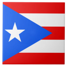Puerto-Rico-Flagge (Puerto Rico) Fliese