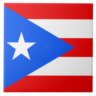 Puerto-Rico-Flagge (Puerto Rico) Fliese