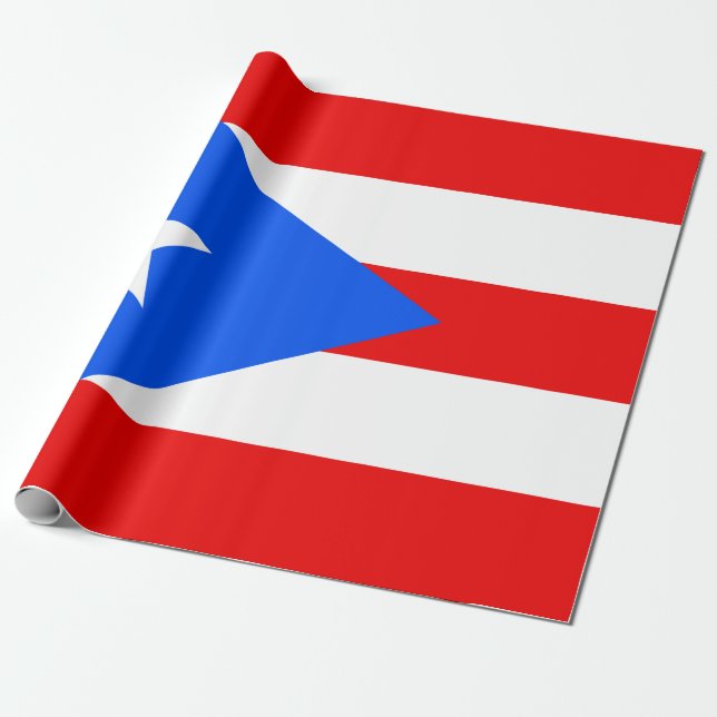 Puerto-Rico-Flagge (Puerto Rico) Geschenkpapier (Ungerollt)