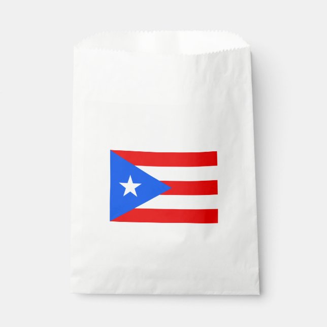 Puerto-Rico-Flagge (Puerto Rico) Geschenktütchen (Vorderseite)
