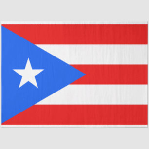 Puerto-Rico-Flagge (Puerto Rico) - Gewebepapier Seidenpapier