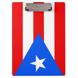 Puerto-Rico-Flagge (Puerto Rico) Klemmbrett