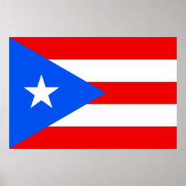 Puerto-Rico-Flagge (Puerto Rico) Poster