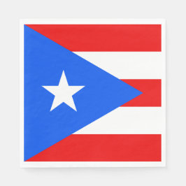 Puerto-Rico-Flagge (Puerto Rico) Serviette
