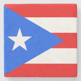 Puerto-Rico-Flagge (Puerto Rico) Steinuntersetzer