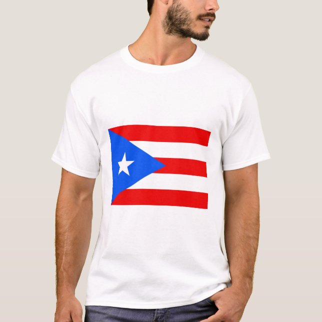 Puerto-Rico-Flagge (Puerto Rico) T-Shirt (Vorderseite)