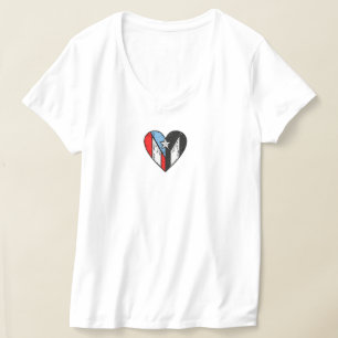 Puerto-Rico-Flaggen Boricua Heart, Puerto Rico T-Shirt