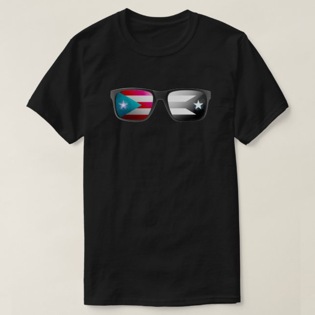 Puerto-Rico-Flaggen Shades | Boricua , Puerto Rico T-Shirt (Design vorne)