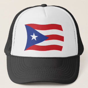 Puerto Rico Flaggenmütze Truckerkappe