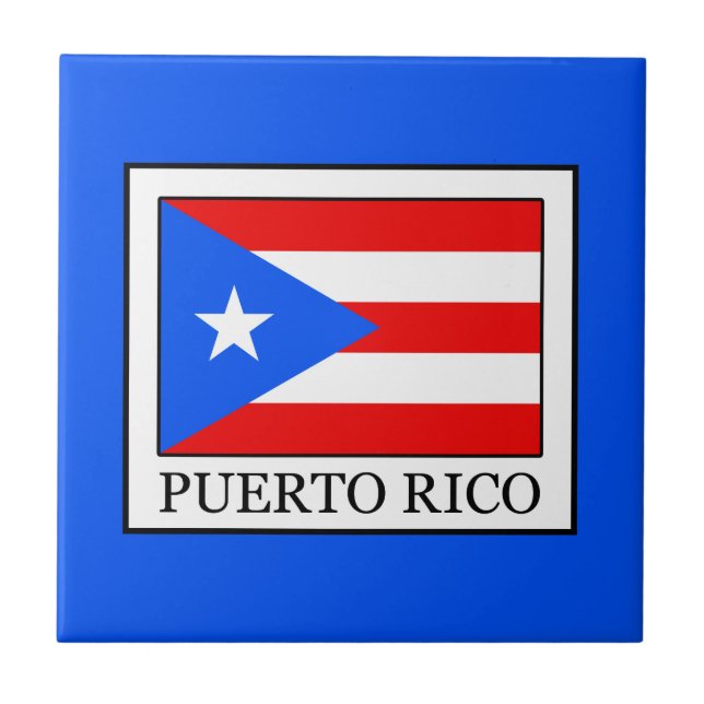 Puerto Rico Fliese (Vorderseite)