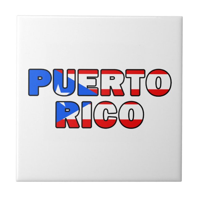 Puerto Rico Fliese (Vorderseite)