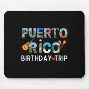 Puerto Rico Geburtstagsreise Urlaub Reise Mousepad