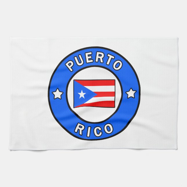 Puerto Rico Geschirrtuch (Horizontal)
