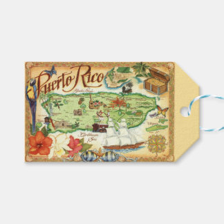 Puerto Rico Gift Tag Geschenkanhänger