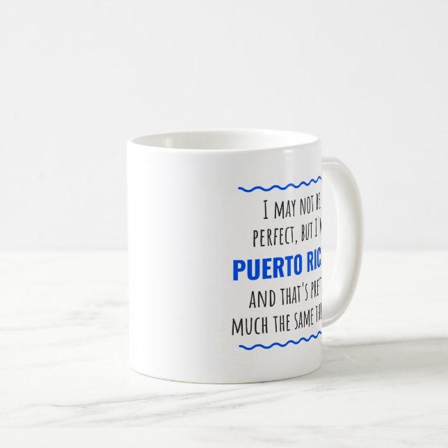 Puerto Rico Gift Tasse (VorderseiteRechts)