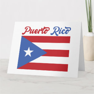 Puerto Rico-Grußkarte Karte