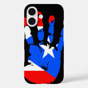 Puerto Rico Handprint iPhone 16 Hülle