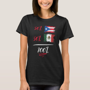 Puerto-Rico-Heritage-Fahne Prix DNA H T-Shirt