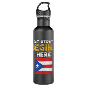 Puerto Rico Herkunft Edelstahlflasche