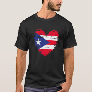 Puerto Rico Herz Puerto Rico Flag Puerto Rico Pri T-Shirt