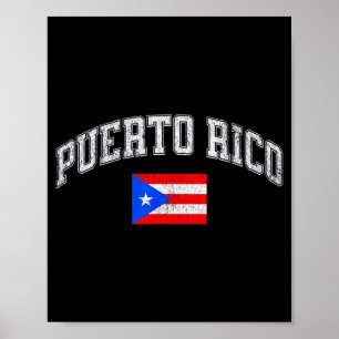 Puerto Rico Hispanic Heritage Puerto-ricanische Fl Poster