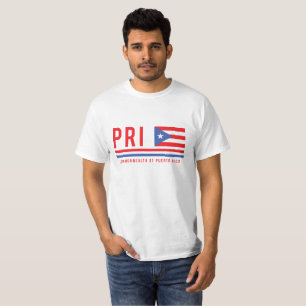 Puerto Rico ISO Code Alpha 3 Design T-Shirt