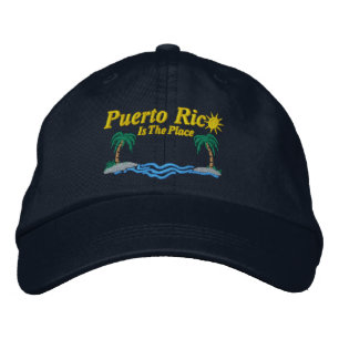 Puerto Rico ist der Ort Bestickte Baseballkappe