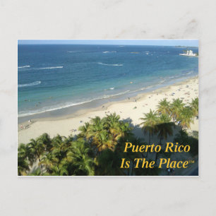 Puerto Rico ist der Ort Postkarte